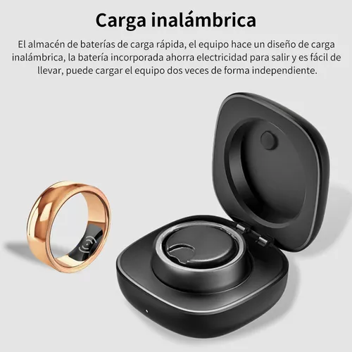 Pulsera multifuncional Smart Ring para hombre y mujer, color oro rosa,  talla 18
