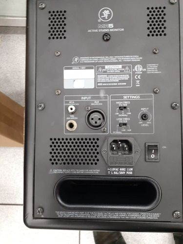 Monitor De Aúdio Mackie Mr5! Harrmônica Santana