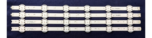 Dt Kit Leds Para 49lj5400 49lj5400ua (4tiras) - Aluminio