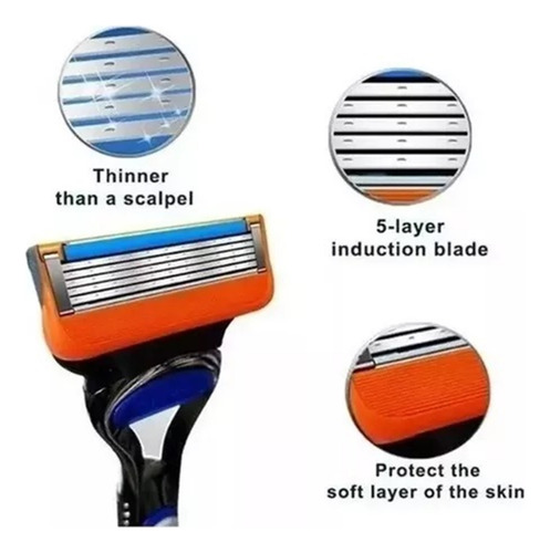 24 Hojas De Afeitar De Repuesto Gillette 5 For Hombre