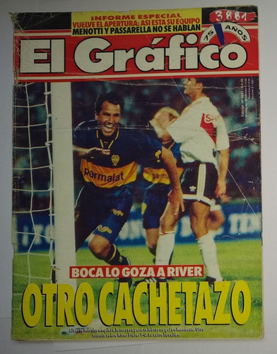 Revista El Gráfico Nº 3881 - Boca Lo Goza A River - 1994 