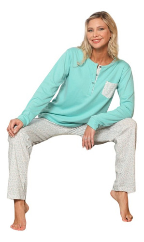 Pijama Mujer Invierno Termico  Donnamía 6312-23