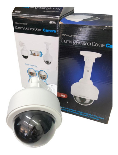 Imagen 5 de 8 de Camara De Seguridad Falsa Con Led - Usada/open Box