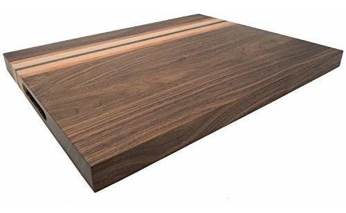 Tabla De Cortar De Madera Grande Reversible Multiusos