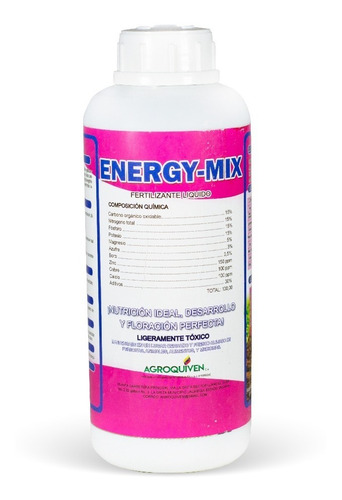 Energy Mix Foliar 15-15-15 Uso Agricola X 1 Litro 