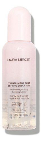 Aerosol fijador puro translúcido de Laura Mercier, tono transparente, imprimador, bruma fijadora