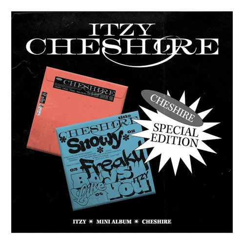 Itzy Cheshire 6th Mini Album Special Edition Cd+poster On Pa