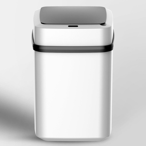 Cubo De Basura Automático De Gran Botón De Inducción 13l
