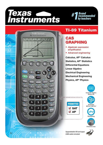 Calculadora Gráfica De Titanio Texas Instruments Ti-89 (el