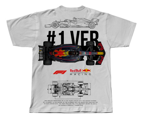 Camiseta Oversize En Algodón Premium Edición Formula 1