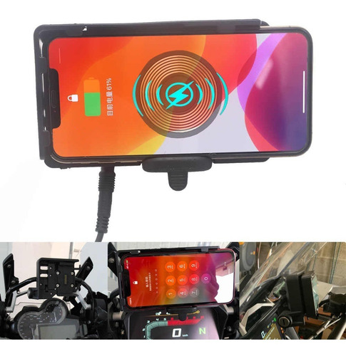 Imagen 2 de 10 de Porta Celular En Lugar Del Gps Bmw Motos 1200gs 1250gs