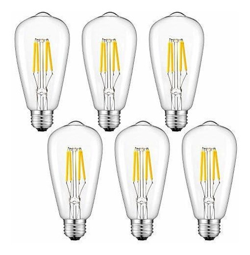 Focos Led - Led Edison Light Bulb 4000k Daylight White, E26 