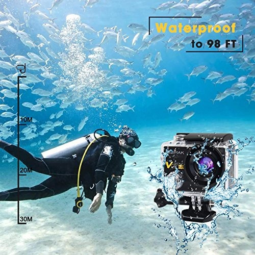 Camara Jeemak Act74r 4k 16mp Wifi Waterproof