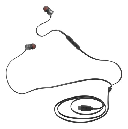 Fone De Ouvido Tune 310c Com Fio Usb 3 Botões Jbl Preto