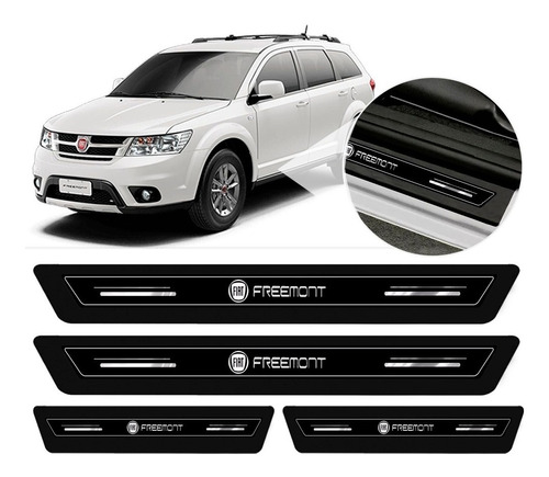 Soleira Protetor Porta Platinum Fiat Freemont 2012 2013 2014