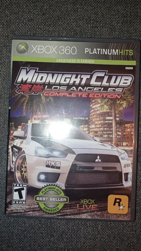 Midnight Club: Los Angeles Complete Edition Xbox 360  Físico