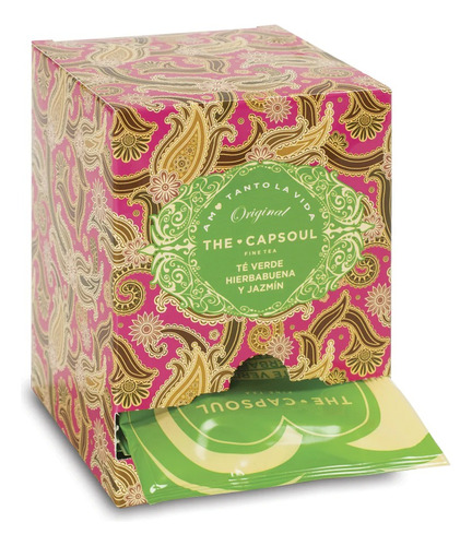 Té Verde Hierbabuena Y Jazmín X15 Pirámides The Capsoul