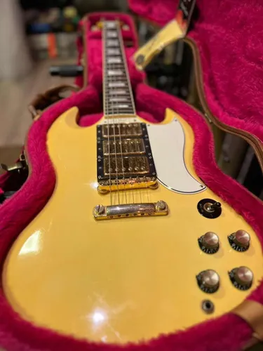 Gibson Custom Shop Sg Custom 3 Pickups Alpine White 1960