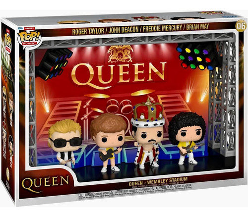 Funko Pop! Moments Deluxe: Queen - Wembley (6) Freddie M.