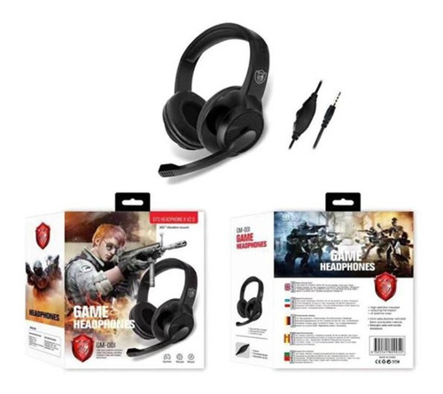 Auricular Para Ps4 Y Ps5 Gamer Con Micrófono Aux