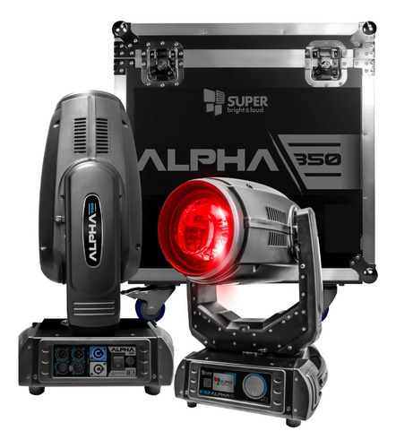 Par De Cabezas Móviles 350w Híbrida Alpha 350 Super Bright