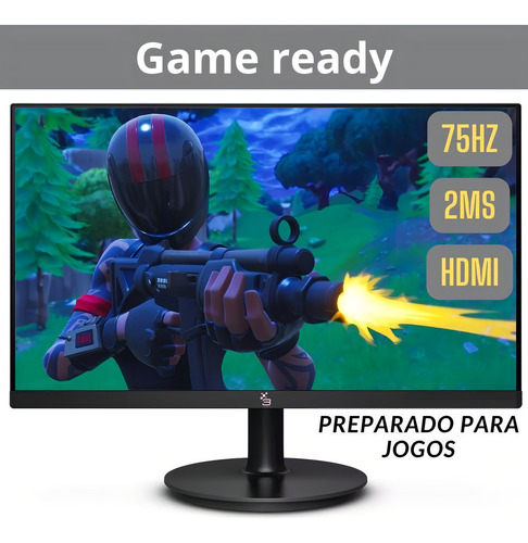 Monitor 19 Led 3green 75hz Hd Gamer 2ms Hdmi E Vga Vesa Co