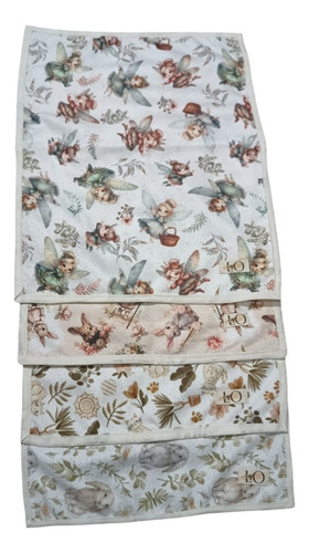 Toallita Bebe - Con Capucha - Polar Soft - Moda Conejitos Rosa