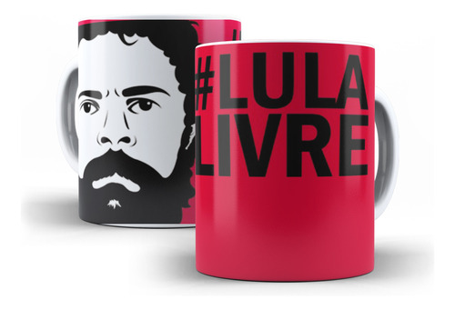 Caneca De Porcelana Lula Livre  - Mega Oferta!!!