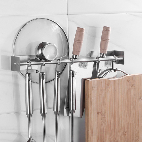 Soporte De Cocina Con Doble Barra Para Colgar Ollas Y Sarten