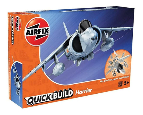 Maqueta Airfix Harrier Rápida En Gris