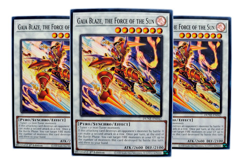 Yugi-oh! Gaia Blaze The Force Of The Sun Dune-en042 Comun