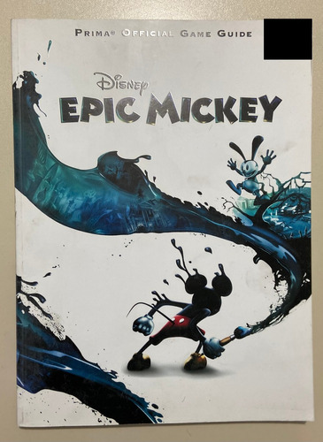 Libro Disney Epic Mickey Official Guide Muy Buen Estado