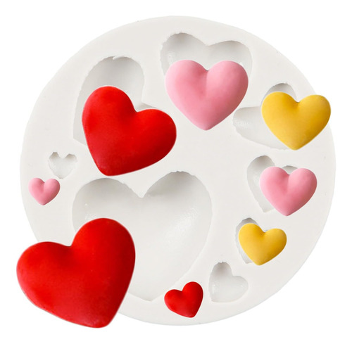 Moldes De Silicona Con Forma De Corazón De Amor Para El Día