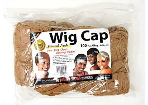Belleza Ciudad Wig Cap 100 Pieces Bolsa De Gran Funox