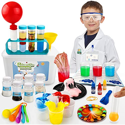 Kits De Ciencia Niños 4 6 38 Experimentos Y Bata De La...