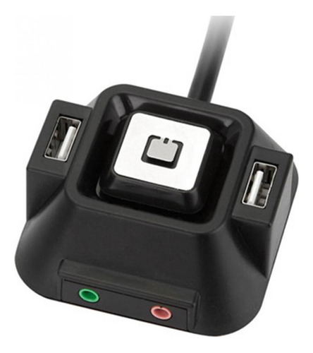 Interruptor De Pequeña Sala Para Pc Duas Usb 2.0 Botão