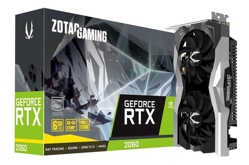 Nvidia Geforce Zotac Rtx 2060 6gb Gddr6 Oc Twin Fan +juego