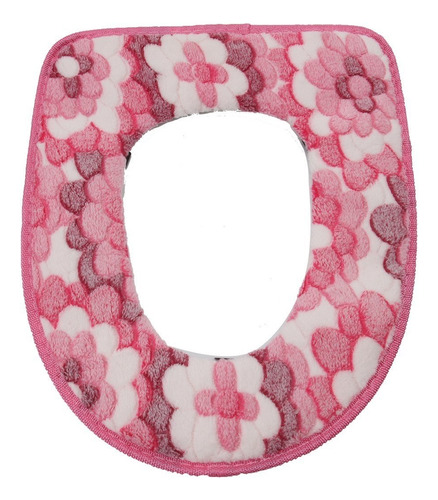 Funda De Asiento De Inodoro Vanki Modelo Floral Roja Inviern Rojo Flowe Nombre Del Diseño