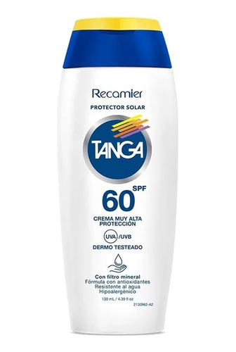 Tanga Spf 60 Crema X 130 Ml - mL a $345