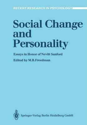 Libro Social Change And Personality : Essays In Honor Of ...