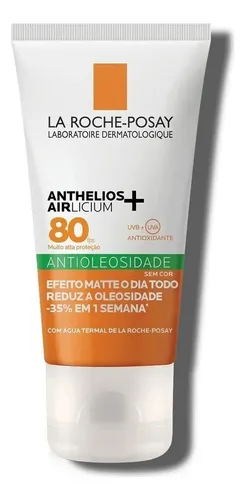 Protetor Solar Facial Antioleosidade FPS80 Controle de Oleosidade...