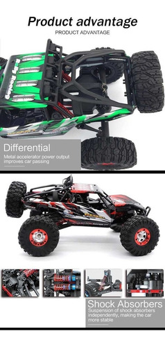 Auto Rc Buggy Rc Camioneta Rc 4x4 50km/h Fy-07 1/12 Feiyue