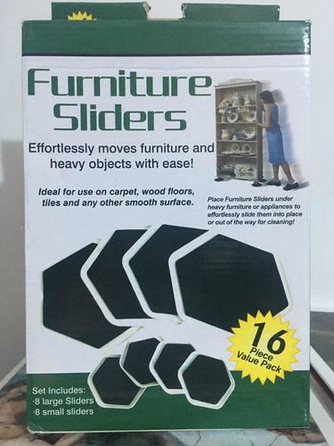 Esliders Para Muebles 16 Pza Importado