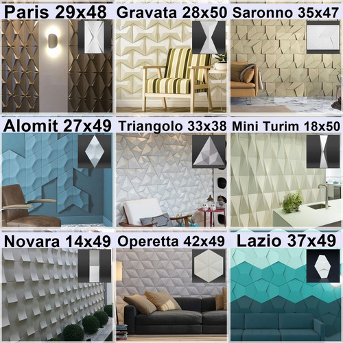Forma Molde De Abs Gesso 3d E Cimento Placa Revestimento 3d