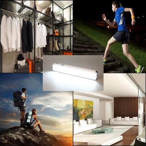 Lampara Recargable Luz 60w Foco Led Portatil Casa Emergencia