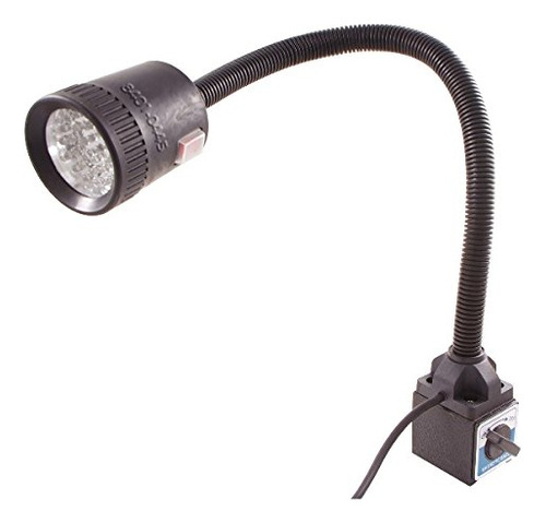 Hhip Led Cuello Ganso Luz Trabajo Base Magnetica Flexible