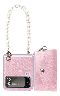 Funda De Pulsera Bling Pearl Para Samsung Card Sobre Wallet