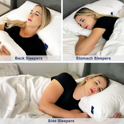 Accuratex Juego De 2 Almohadas King Espuma Viscoelástica Mmg