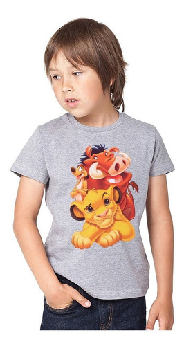 Camisetas Remeras Para Niños Del Rey León King Lion Simba 