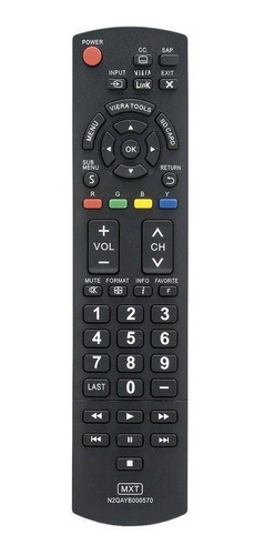 Imagem 1 de 2 de Controle Remoto Tv Lcd Panasonic Viera Tc-l32g11b Tc-32lx34